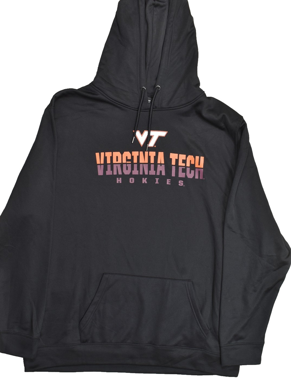 Colosseum Virginia Tech Hokies Men's 3XL Black Hoodie Sweatshirt VT Logo NEW